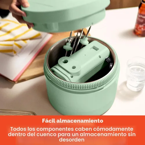Miniatura 4 de bella Batidora de mano y de pie de 3.5 cuartos, batidora eléctrica 2 en 1 con tazón, gancho para masa, batidor y batidor de huevos, batidora de mano