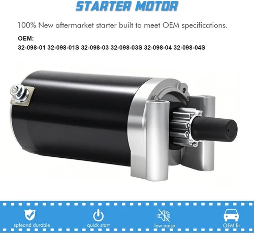 Miniatura 2 de Motor de arranque Kohler 7000 de repuesto para motores Courage 20HP 23HP 25HP 27HP 1999-1140051 3209801 32-098-03 KH-32-098-01-S KH-32-098-03-S