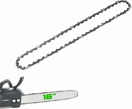 Paso de cadena de 16 pulgadas: 3/8 "perfil bajo 57 eslabones de transmisión cadena de repuesto para motosierra eléctrica de gas calibre .050"