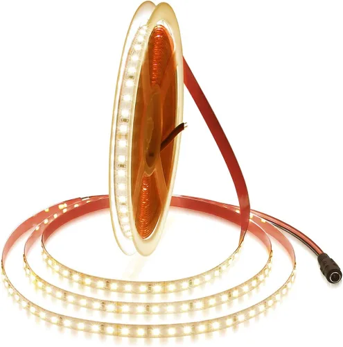 Miniatura 11 de ALITOVE Tira de Luces LED COB de 24V Blanco Luz de Día 32.8ft 6500K Súper Brillante Cortable Tiras de Luces LED 480leds/M CRI90+ Cinta de Luz LED