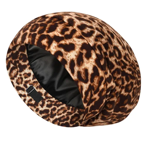 Miniatura 10 de LULUSILK Gorro de Dormir con Forro de Seda de Morera, Se Acabó el Cabello Encrespado y Enredado, Envoltorio de Cabello de Seda que se Mantiene