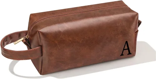 Bolsa de Aseo Personalizada con Nombre Regalos para Hombres, Aniversario Navidad San Valentín Día del Padre Cumpleaños Regalos para Esposo Papá