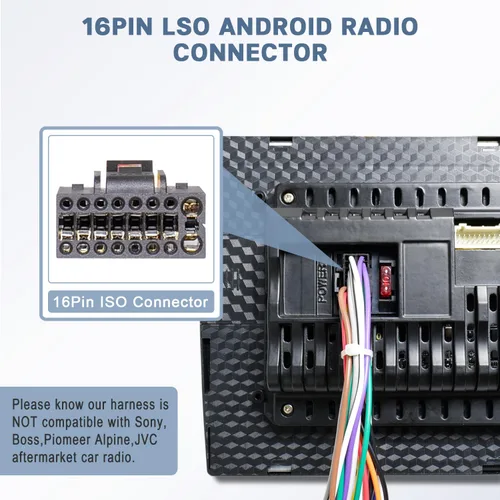 Miniatura 5 de Reemplazo del arnés de cableado estéreo de radio para Honda CRV 2007-2011 y Honda Civic 2008-2011 sin AMP, cable de altavoz de radio de coche ISO