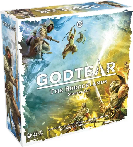 Steamforged Games Godtear: The Borderlands Starter Set Juego de mesa con 12 miniaturas detalladas, juego de combate de mesa (2 jugadores)