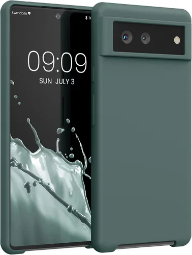 Miniatura 294 de kwmobile Funda Compatible con Google Pixel 6 Pro - Funda de teléfono de silicona TPU con acabado suave - Azul Arrecife