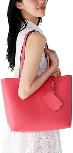 Miniatura 2 de Kate Spade Ava - Bolso reversible de piel (rosa donut), Rosa.