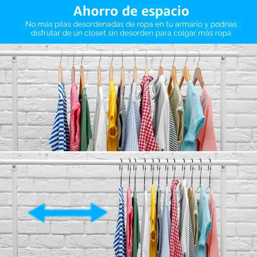 Miniatura 5 de Fayleeko Perchas de alambre para abrigos, paquete de 40 perchas de acero inoxidable resistentes y ultrafinas para ahorrar espacio de 16.5 pulgadas