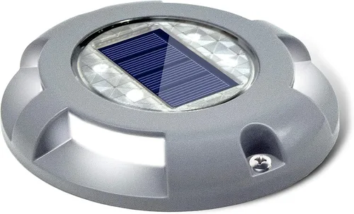 Miniatura 14 de SIEDiNLAR Luces solares para cubierta, luz LED para muelle de entrada, funciona con energía solar, marcadores de carretera impermeables para jardín