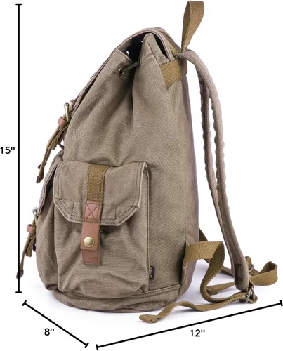 Miniatura 32 de Gootium 21101 - Mochila de lona gruesa de alta densidad