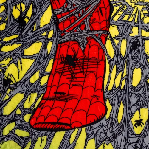 Miniatura 2 de Manta de forro polar con estampado gráfico digital oficialmente licenciado de Marvel Spider-Man de los 90, cubierta Torment, 114,3 cm x 152,4 cm