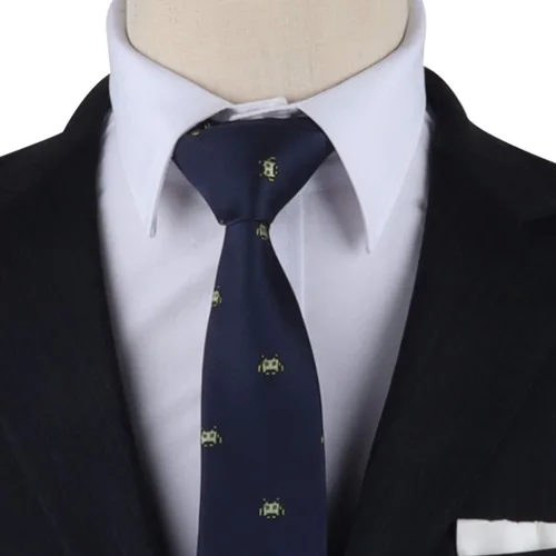Miniatura 2 de AUSCUFFLINKS Corbatas deportivas y especiales Corbatas para hombres Lazos tejidos ajustados para el cuello Regalo para colega de trabajo