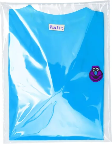 Miniatura 7 de Wowfit 100 bolsas de plástico de celofán transparente de 10 x 13 pulgadas, bolsas de celofán resellables con autosellado ideales para ropa, camisas