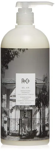 R+Co Bel Air Champú suavizante y complejo antioxidante | Protección UV + brillo + protección contra el encrespamiento | Vegano + libre de crueldad |