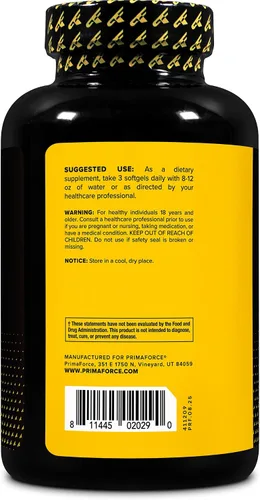 Miniatura 3 de Suplemento PrimaForce Max CLA Ayuda a la pérdida de grasaaumenta la masa magramejora la oxidación de la grasa