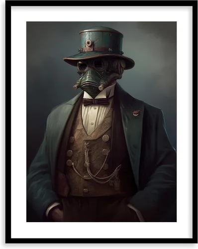 Miniatura 52 de Láminas de Arte de Retratos Victorianos de Star Wars - Impresión de Arte Fino Giclée Premium - Decoración de Pared Steampunk Estética, Póster Darth
