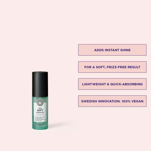 Miniatura 2 de Maria Nila True Soft, Moisturizing Argan Oil For Dry Brittle Hair, Argan Oil Remoisturises & Reduces Frizz, 100% Vegan & Sulfate/Paraben free