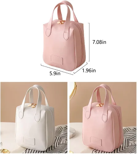 Miniatura 6 de Bolsa de maquillaje portátil de alta calidad, bolsa organizadora de maquillaje de gran capacidad, bolsa organizadora de maquillaje de viaje