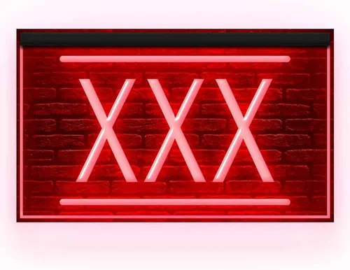 Miniatura 6 de 180019 XXX - Letrero de neón con luz LED de alta definición para adultos, sexual, japonesa, asiática, con luz LED completa