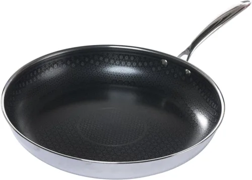 Black Cube CeramicQR - Utensilios de cocina fabricados en Francia, sartén antiadherente de cerámica de liberación rápida, para cocinas de inducción,
