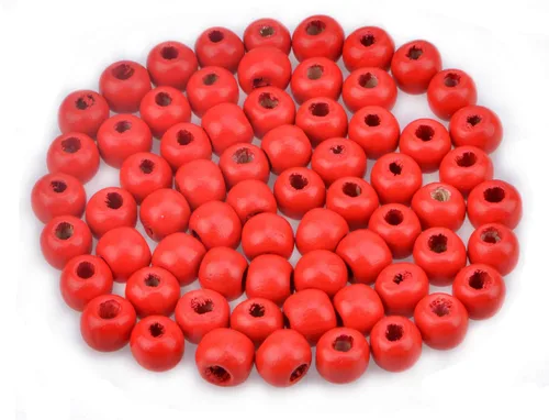 Miniatura 39 de AD Beads Cuentas de madera con espacio libre para manualidades, cuentas de madera con agujero grande surtidas para hacer collares, pulseras