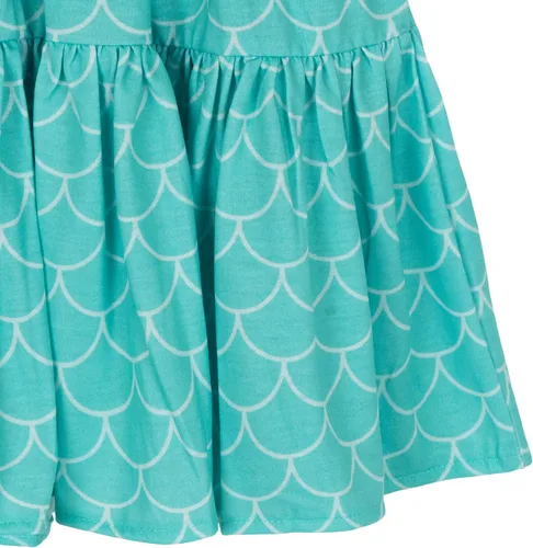 Miniatura 6 de Disney Vestido de princesa con cuello cuadrado y volantes para niñas pequeñas y adultas, tallas de 2T a 2XL