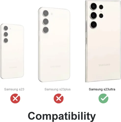 Miniatura 3 de Lunivop para Samsung Galaxy S23 Ultra Funda metálica dura para Galaxy S23 Ultra 5G con lente de protección de pantalla incorporada y tornillos Grado