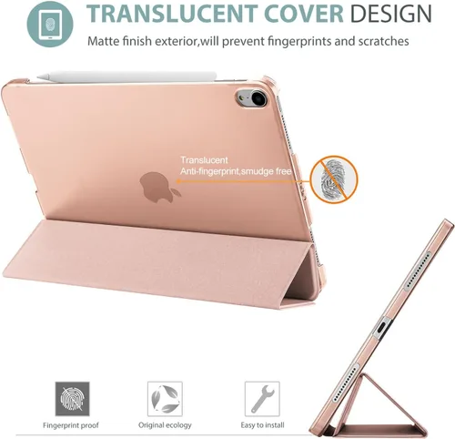Miniatura 4 de ProCase Funda inteligente para iPad Air de 11 pulgadas M3 M2 2025 2024/10.9 Air 5ª 4ª Generación 2022 2020, Funda protectora para Air 5 4 - Oro Rosa