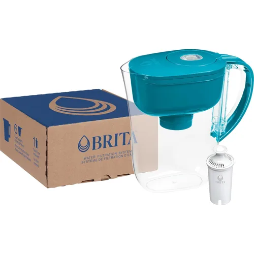Miniatura 16 de Brita Metro - Jarra de filtro de agua con indicador de cambio SmartLight, sin BPA, reemplaza 1,800 botellas de agua de plástico al año, dura dos