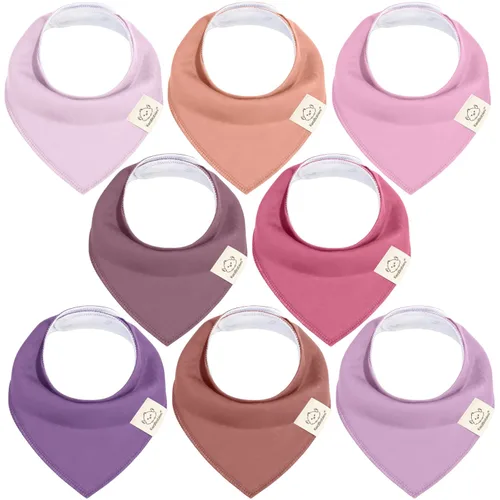 Miniatura 37 de KeaBabies - Juego de 8 baberos tipo bandana para bebés, niñas y niños - Baberos de algodón orgánico para babeo y dentición para recién nacidos