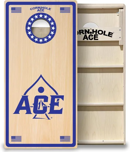 Miniatura 12 de CornholeAce ACE PRO Tablas de Cornhole profesionales, sin rebote, patas anchas triples, madera contrachapada de abedul báltico de 3/4 pulgadas, Verde