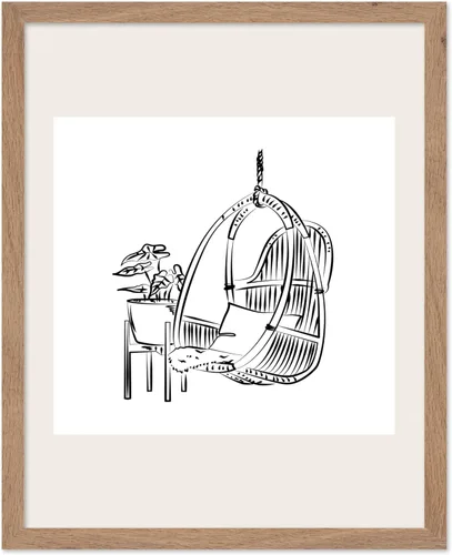 Miniatura 32 de Poster Master Póster de peonías – Estampado de flores retro – Ilustración floral – Ilustración en blanco y negro – Diseño de línea y abstracto