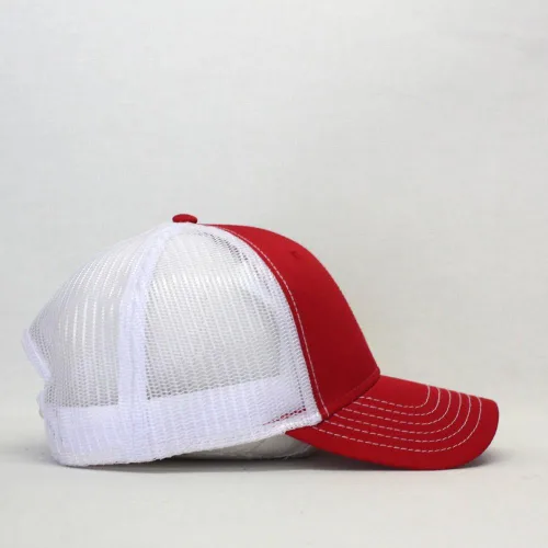 Miniatura 9 de Gorra de béisbol de camionero de malla de algodón de dos tonos de malla de algodón de dos tonos