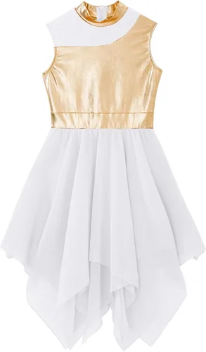 Miniatura 5 de Vestido de baile lírico para niñas y niñas, disfraz de celebración litúrgica, bata de iglesia