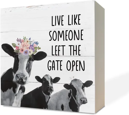 Miniatura 11 de Letreros de madera inspiradores, caja de madera, decoración de escritorio, letrero positivo para decoración del hogar, regalo de motivo, Life isn't