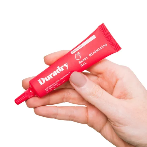 Duradry Gel antitranspirante minimizador de sudor para hombres y mujeres, fuerza recetada, formulado para sudoración excesiva de axilas e