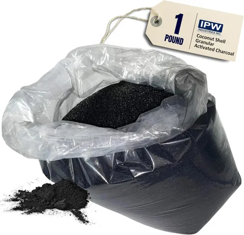 IPW Industries Carbón activado a granel, carbón activado granular de cáscara de coco (GAC) para filtración de agua, medios de repuesto para filtros