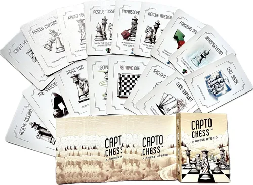 Miniatura 3 de Baraja de estrategia de cartas para juegos de ajedrez Divertido juego de variante de ajedrez y regalo para jugadores de ajedrez