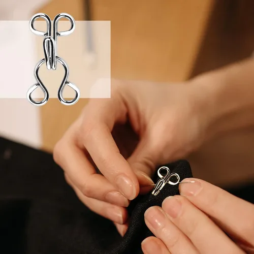 Miniatura 3 de KACOLA Gancho y ojo para coser, reemplazo de ganchos de sujetador, ganchos y cierres de ojos para ropa, costura de bricolaje y manualidades