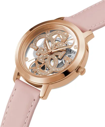 Miniatura 4 de GUESS Reloj de 1.417 in para mujer - Pulsera rosa esfera de oro rosa caja en tono oro rosa, Rosado, Classic