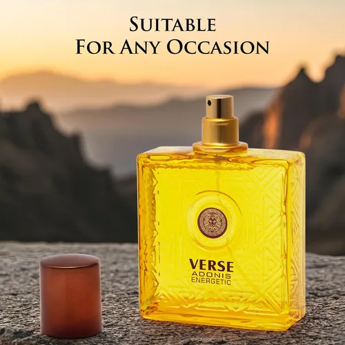 Miniatura 8 de Verse Adonis Energetic for Men - Fragancia fresca de larga duración, aroma audaz y vigorizante, perfecto para uso de día y noche, aroma energizante