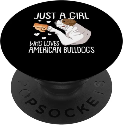 American Bully perro mamá American Bulldog PopSockets intercambiables PopGrip