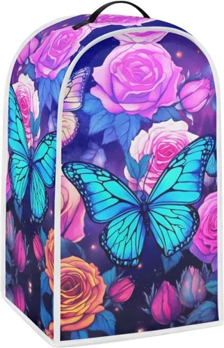 Miniatura 25 de Upetstory Funda antipolvo para licuadora de vaca, estilo bohemio, azteca, para cafetera, electrodomésticos, resistente a las manchas, lavable