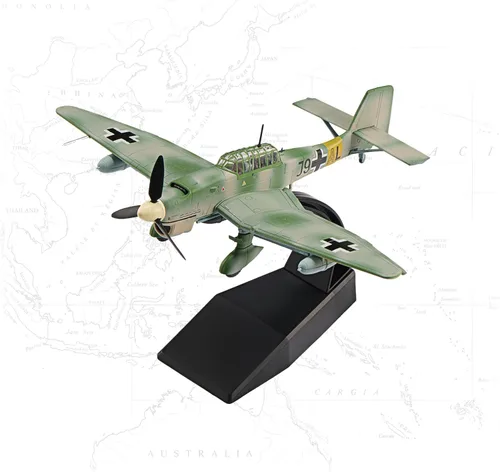 Miniatura 11 de B-17 Flying Fortress - Aviones fundidos a presión a escala 1/144, modelo de avión de metal pesado para coleccionista, entusiasta de la aviación