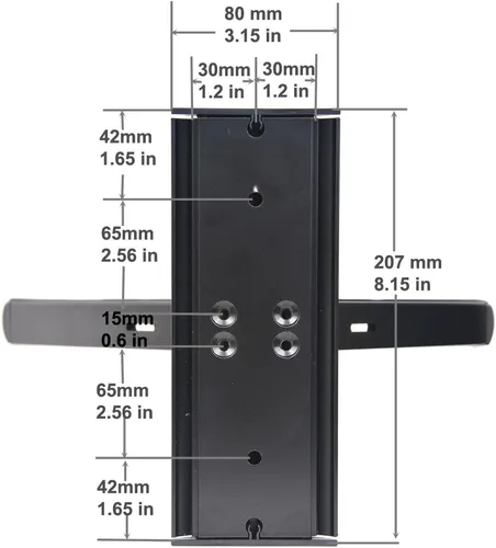 Miniatura 3 de VideoSecu Soporte de montaje en pared con estante AV ajustable para receptor de reproductor de DVD, caja de cable VCR DVR u otro componente