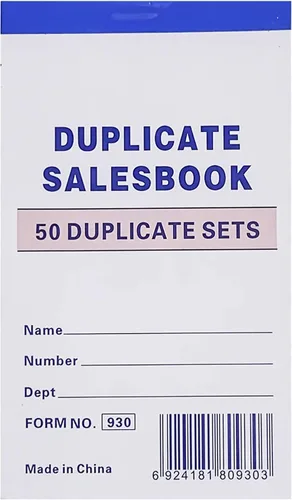 Miniatura 4 de FactorDuty Paquete de 20 lotes de ventas libro de pedidos de recibo de factura copia autocopiada 50 juegos 3.5 "x 5.5