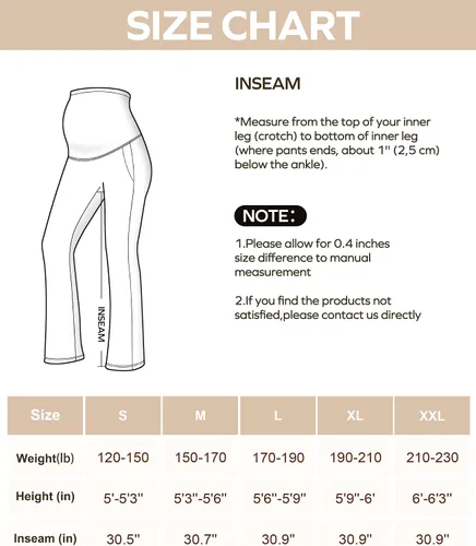Miniatura 6 de Ewedoos Pantalones de maternidad pantalones de trabajo laterales fruncidos con bolsillos sobre el vientre, pantalones de vestir de embarazo