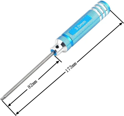 Miniatura 7 de Compartir Goo H1.0.197 in 0.079 in 0.098 in 0.118 in Mango Allen Destornilladores hexagonales Kit de herramientas de controlador de llave Compatible