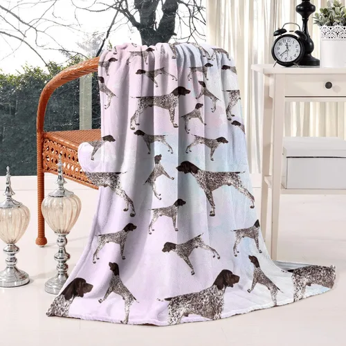Manta alemana de pelo corto para adolescentes y adultos, manta de franela suave y cálida para sofá, cama, camping, viajes, decoración del hogar, 50