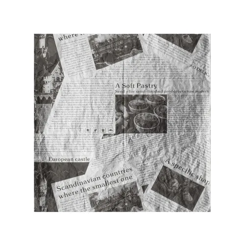 Miniatura 2 de Restaurantware Foil Lux - Envolturas para sándwich de 12 x 12 pulgadas, 500 revestimientos aislados para cestas de alimentos, papel de periódico