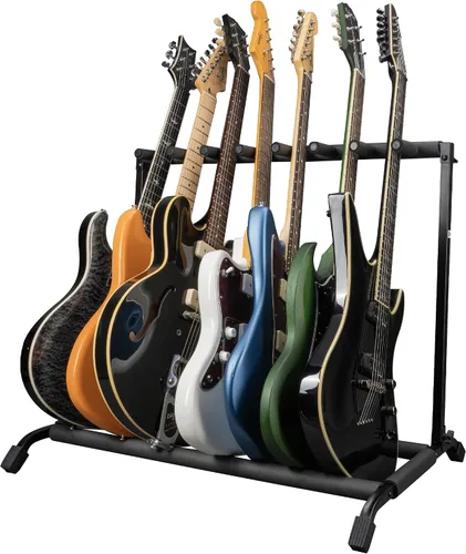 Miniatura 14 de Rok-It - Soporte para múltiples guitarras con diseño plegable, capacidad para hasta 3 guitarras eléctricas o acústicas (RI-GTR-RACK3)